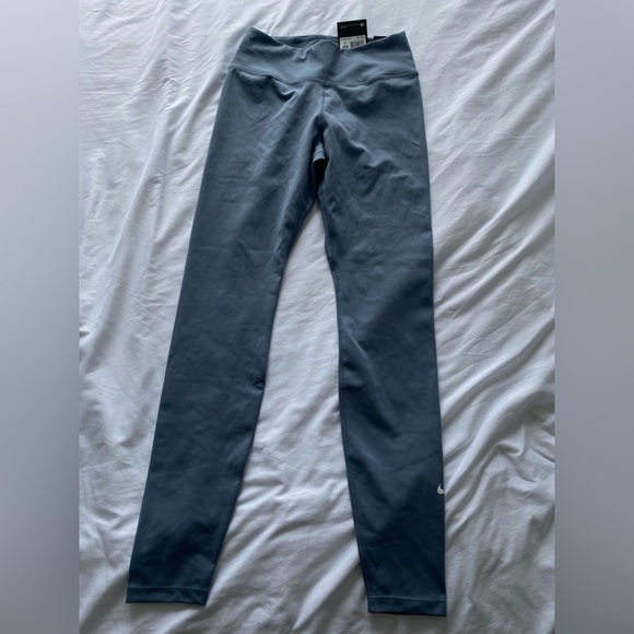 Nike Women’s One Dri-Fit full length leggings- small - blue - Picture 7 of 9
